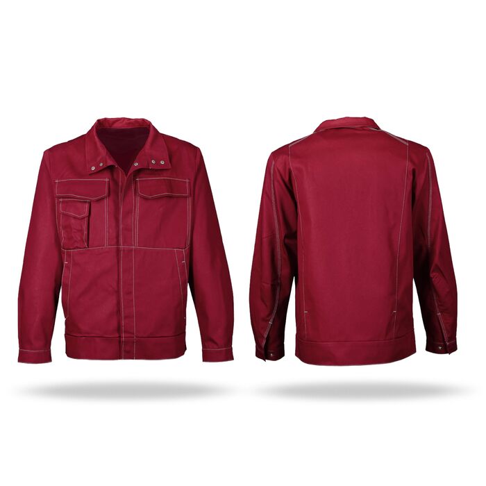 Робочий одяг ORGANIQ Робоча куртка бордовий Розмір 98 3XL бордовий