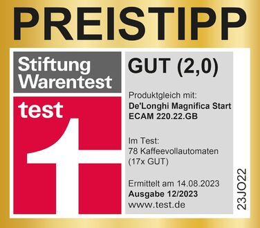 Повністю автоматична кавоварка з капучинатором, для капучино, з прямим вибором еспресо та функцією 2 шт. еспресо, 13-ступінчастою