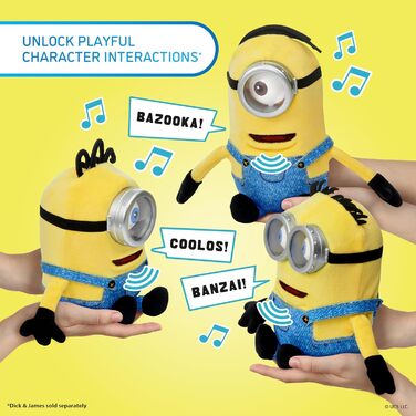 Інтерактивна іграшка-рукавичка WOW STUFF Minions Palm Puppetronic Генрі 40 звуків та дій Очі, що блимають, та рухомий рот Сумісний з міньйонами Джеймсом та Діком Для фанатів від 6 років