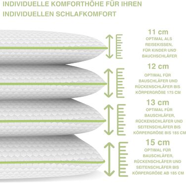 Ортопедична подушка для шиї з гелевою підкладкою з ефектом пам&39яті віскозна подушка для сну на боці та спині ергономічна, приємна для шкіри та миється біла 710x420x150 мм