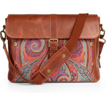 Сумка для ноутбука Londo Zion messenger bag - вищого ґатунку шкіра для стильних технічних професіоналів 13 дюймів коричнева