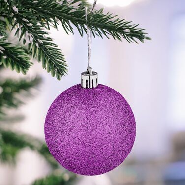 Різдвяні кульки набір із 72 рожеві Relaxdays