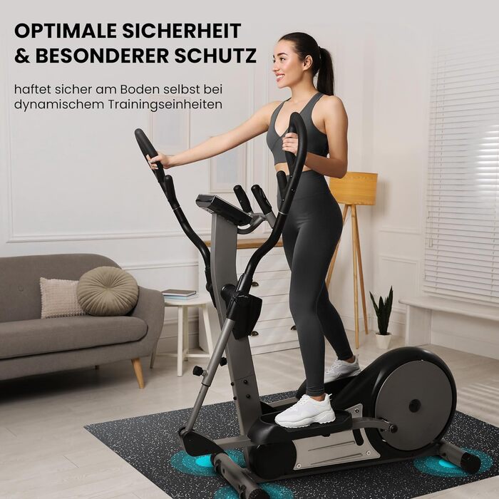 Захисний килимок Набір захисних килимків для підлоги 9 шт. гумовий гумовий килимок Спортивний килимок Гімнастичний килимок Килимок