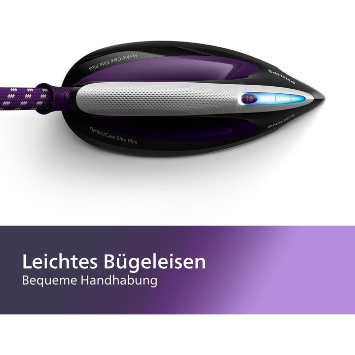 Парова прасувальна станція Philips PerfectCare Elite Plus - 2700 Вт, подача пари 550 г, тиск 7,7 бар, технологія OptimalTEMP, резе