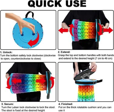 Портативний складаний стілець ALEVMOOM, телескопічний кемпінговий стілець, складний стілець, міні-легкий кемпінговий стілець для кемпінгу на свіжому повітрі, риболовлі, барбекю, критої кухні, вантажопідйомність 600 фунтів (хмара)