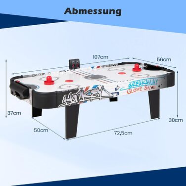 Стіл для аерохокею COSTWAY 42 дюйми