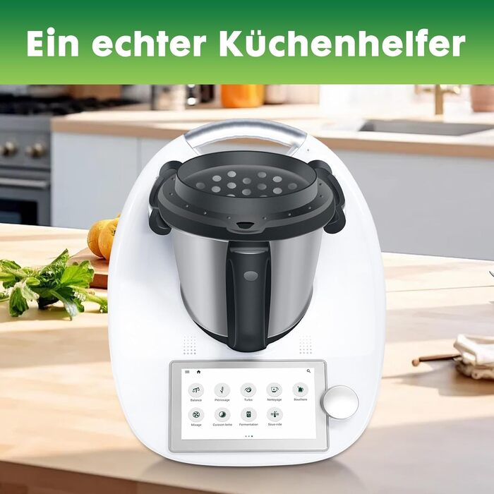 Сито Sptzle Сумісне з аксесуарами Thermomix Tm6, насадка Sptzle для Vorwerk Аксесуари Thermomix з силіконовим скребком, сито Sptzle для кухонного комбайна Швидко підготовлений прес Spaetzle Spaetzle