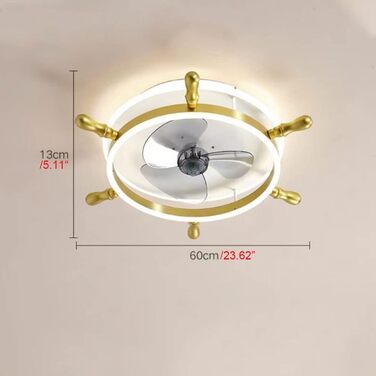 Сучасні стельові вентилятори з підсвічуванням, плоскі, закриті стельові вентилятори, невидимі, безшумні стельові вентилятори з під