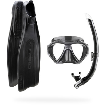 Сумка Cressi Pro Star Bag для фрідайвінгу/сноркелінгу для дорослих - Cressi Італійська якість з 1946 року 37/38 Чорна