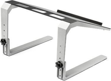 Підставка для ноутбука (регульована, сталь та алюміній, 3 рівні висоти, нахиляється, ергономічна) LTSTND