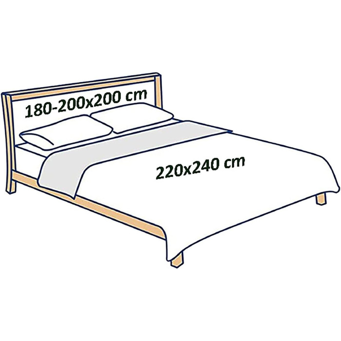 Покривало Belford, антрацитово-сірий, покривало для двоспального ліжка, однотонне, стьобане, 220x240 см Сірий 220 x 240 см