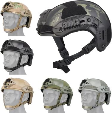 Тактичний шолом MK Storm військовий камуфляж легкий страйкбол відкритий спорт пейнтбол гри CS захистити обладнання