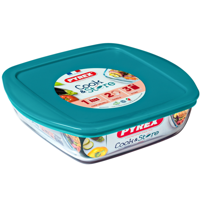 Форма з кришкою Pyrex Cook&Store, 25х22х7 см (7092359)