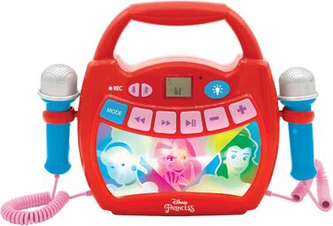Музичний плеєр Lexibook Disney Princess MP300DPZ, караоке, з 2 мікрофонами