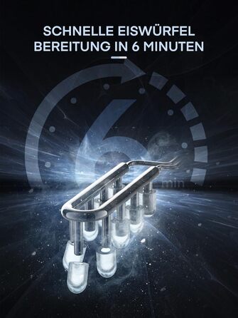 Переможець тесту машини для кубиків льоду 14 кг Льодогенератор Самоочисний льодогенератор, 2 розміри кубиків льоду, час виробництва 6 хв, тиха машина для приготування кубиків льоду до 40 дБ, інфрачервоний датчик, нержавіюча сталь, NORTHCLAN