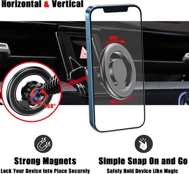 Автомобільний тримач для мобільного телефону Mengfly, підставка для телефону з вентиляційним отвором, автомобільне кріплення, для