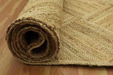 Великий килим кілім 25,4 x 35,6 см, бежевий, тканий джутовий килим, для приміщень і вулиць, килим плоского плетіння, зона з високо