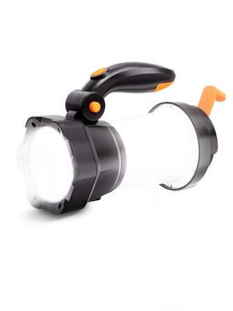 В-1 світлодіодний кемпінговий ліхтар, акумуляторний ліхтарик з ручним приводом для екстреного заряджання, портативний кемпінговий ліхтарик з 3 режимами світла для походів на свіжому повітрі, 2-