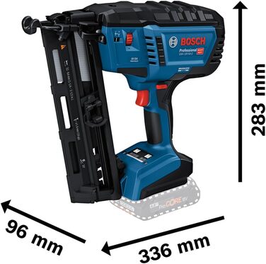 Акумуляторний цвяходер Bosch Professional 18V System GNH 18V-64-2 (однозарядний, підходить для таких цвяхів 32-64 мм, 16 ga (1,6 м
