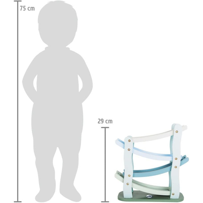 Невелика пішохідна гоночна траса в каскадному стилі з дерева, з чотирма дерев&39яними автомобілями, для дітей від 3 років, 11651,