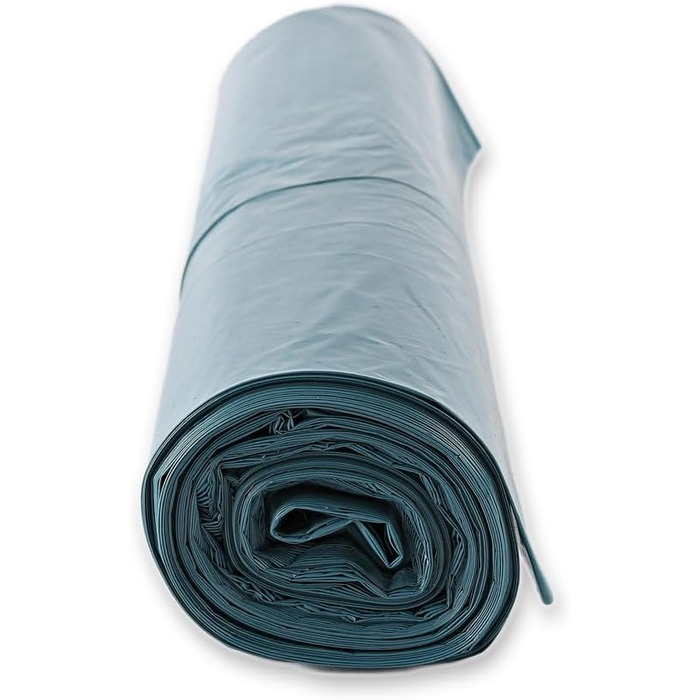 Сміттєві пакети Franz Mensch HygoClean Eco, 120 л, сині, 250 шт. LDPE, у рулоні, сміттєві пакети, довжина 110 см x ширина 70 см, сміттєвий пакет на 120 літрів, надзвичайно міцний