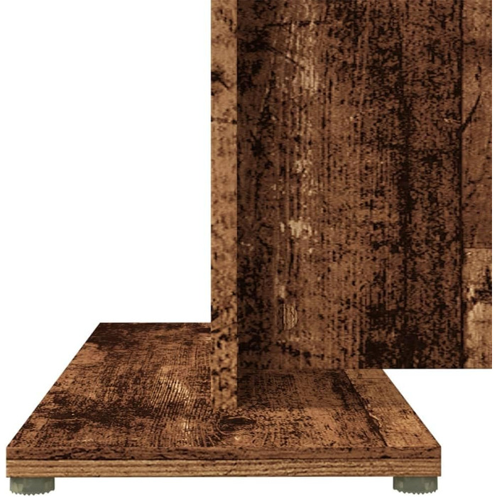 Обідній стіл vidaXL, Кухонний стіл, що легко доглядається, Обідній стіл, Кухонний обідній стіл, Імітація переробленої деревини, 110x60x75 см, Інженерна деревина