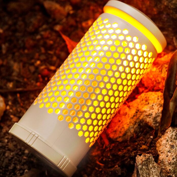 Практичний кемпінговий ліхтар із регульованою яскравістю, текстуроване покриття 2600 мАг, ідеально підходить для наметів та нічних заходів, регульована висота, кемпінговий ліхтар