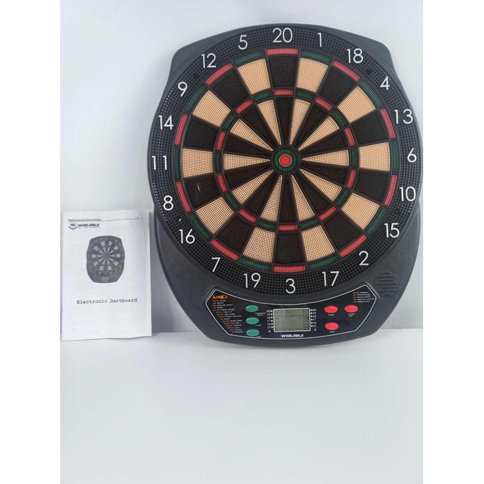 ВИГРАТИ. MAX Electronic Dartboard Професійний набір з 65 варіантів для 1-8 гравців з 12 дротиками 12 професійних польотів 100 наконечників стріл Аксесуари Класичний дизайн