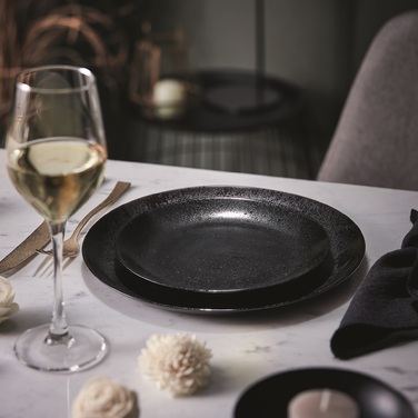 Тарілка десертна Luminarc Diana Black, 19 см (6788143)