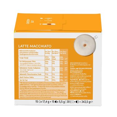 Кава NESCAF DOLCE GUSTO Latte Macchiato в капсулах 3 упаковки (3 х 30 капсул)