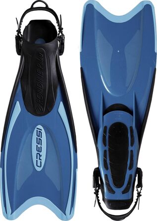 Набір для снорклінга Cressi PALAU для дорослих, зроблено в Італії, розмір M/L - 41/44 синій/блакитний