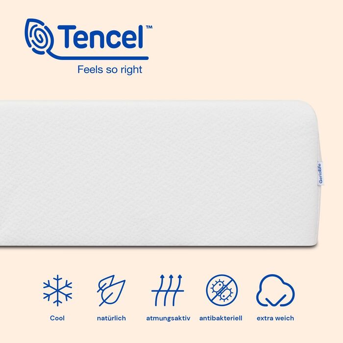 Ортопедичний в&39язкопружний матрац Товщина 20 см Свіжа та м&39яка тканина Підходить для регульованих та стандартних ліжок (90x200), білий 90 x 200 см