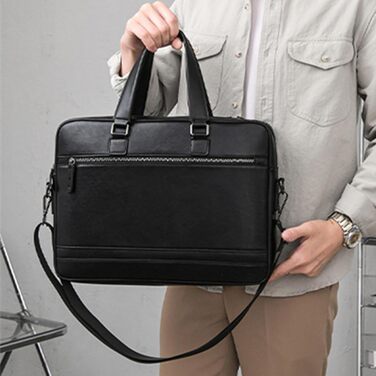 Сумка для ноутбука, портфель, сумочка, ділова сумка для ноутбука 15,6 дюйма, чоловіча, сумка для комп'ютера, шкіряний портфель, по
