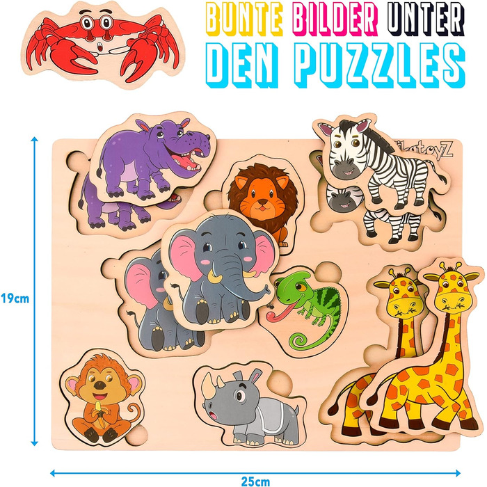 Плагінна гра Pikatoyz від 1 року, 2-3 роки. Ідеальний дерев&39яний пазл для дитячих подарунків. Дерев&39яна іграшка, що складаєтьс