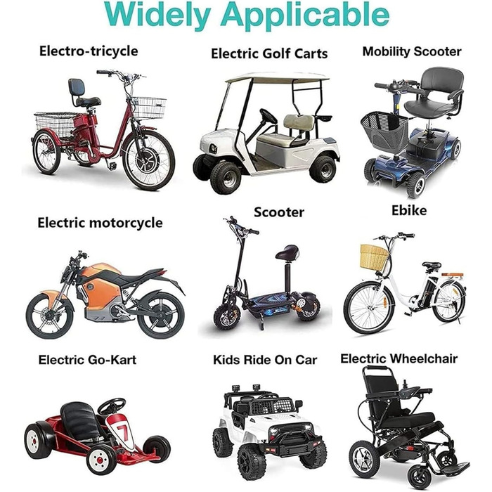 Акумулятор для електровелосипеда 36V 6Ah, акумулятор для електровелосипеда 36V 6Ah 10S2P, водонепроникний ПВХ-акумулятор, вбудована система управління будівлею (BMS) із зарядним пристроєм 42V 2A, для двигунів потужністю 200W-800W, 36V 6Ah XT60