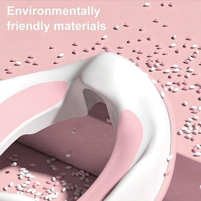 Ройной Дитяче сидіння для унітазу зі сходами Сидіння редуктор з табуретом сидіння для унітазу сидіння для унітазу з табуретом (біл