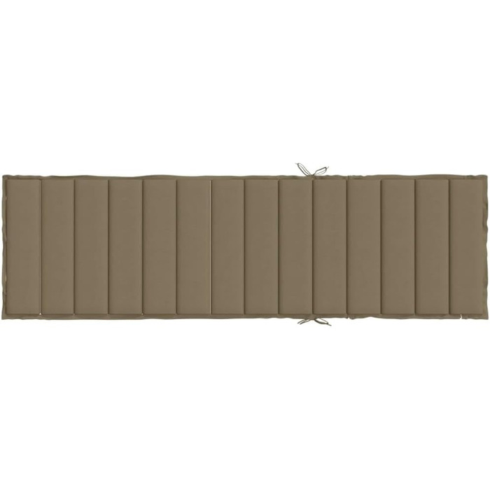 Подушка для шезлонгу ZEYUAN Melange Taupe 200x50x4 см Тканина, Подушка для шезлонга, Подушка для шезлонга, Подушка для шезлонга, Подушка для лави, Подушка для стільця для високих стільців, Подушки для шезлонгів - 4002506