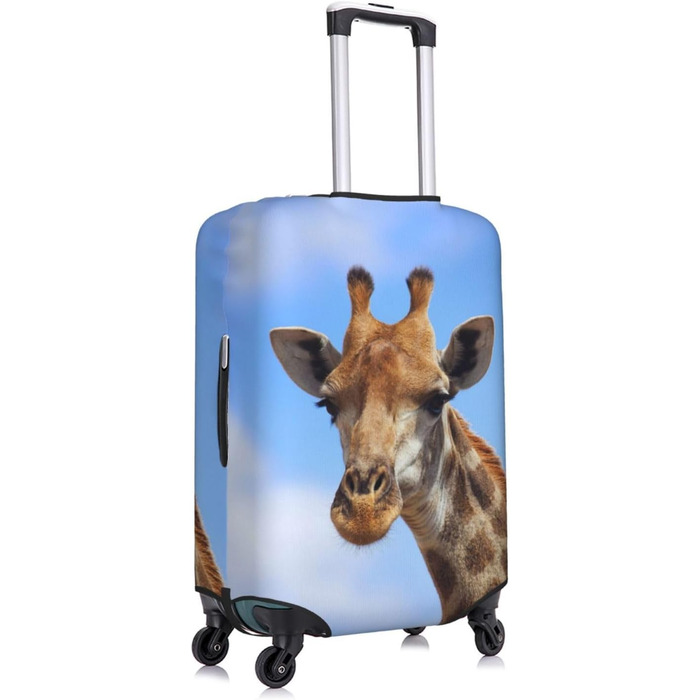 Чохол для валізи Giraffe, міцний захист для багажу розміром 45.7-81.3 см, XL, Чорний