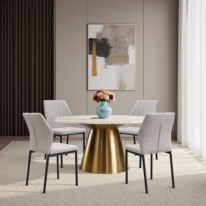 Бежеві обідні стільці, комплект з 4 шт. , кухонні стільці, м&39які стільці, бежеві обідні стільці з поліестеровими сидіннями, для їдальні, вітальні, спальні, бежевий, 4 шт. и