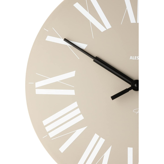 Настінний годинник Alessi Firenze, ABS-пластик, кварцовий механізм, сірий