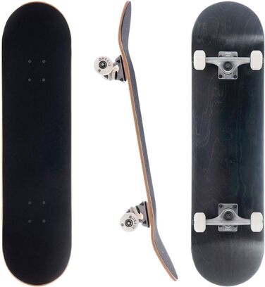 Канадський скейтборд Wake Up Canadian Maple Bottom Checkered Skateboard Black