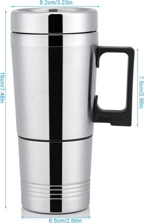 Чайник для подорожей, 300 мл, електричний чайник з нержавіючої сталі для автомобіля, портативний чайник для кемпінгу (24 В) 24 В