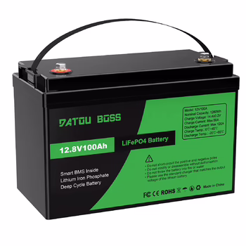 DATOUBOSS LiFePO4 12V Battery with BMS 8000Cycles, 100A 200A 300A, for Inverter, Motorhome, Solar System, Boat, Household, Solar