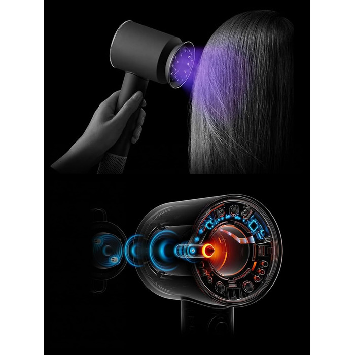 Фен Dyson Supersonic Nural для кучерявого та жорсткого волосся, Plum Copper