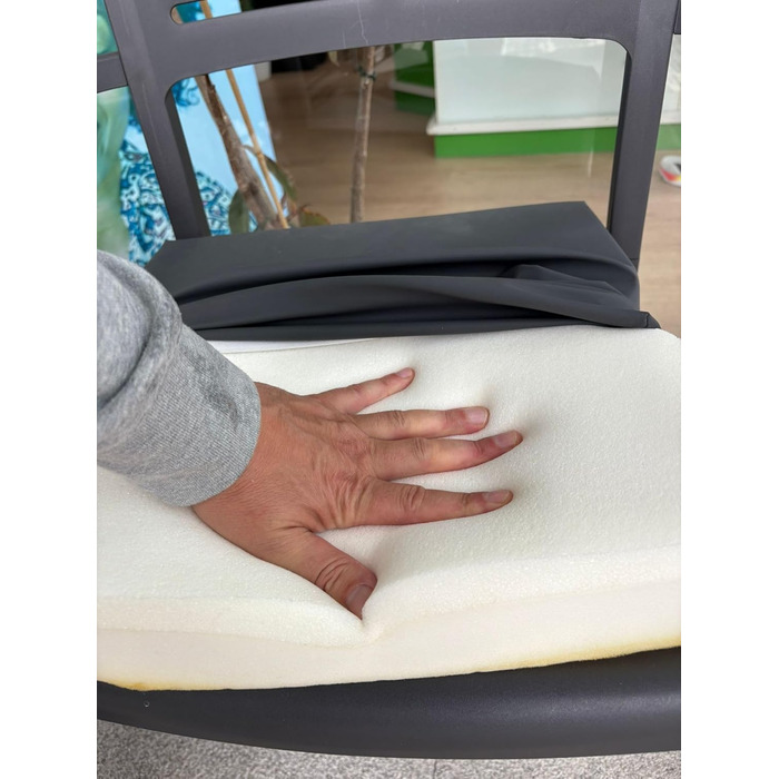 Протипролежнева подушка, в&39язкоеластична, 40x40x7 см - для використання в інвалідних візках, офісах та транспортних засобах - водовідштовхувальний чохол - постуральний дизайн