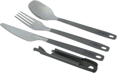 Унісекс Набір титанових столових приборів для дорослих німецької армії, різнокольоровий, один розмір