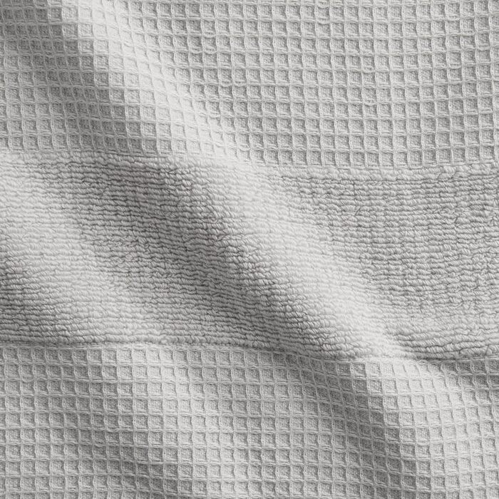 Набір вафельних рушників Aire & Raine з 100 бавовни, 6 предметів світлі вафельні рушники для ванних кімнат, двосторонні до м'якої