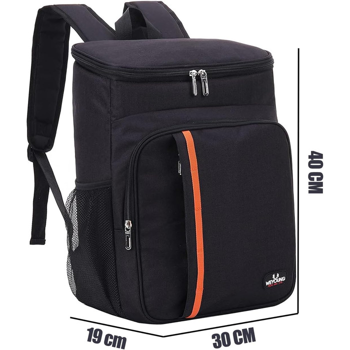 Рюкзак-холодильник 28 л, утеплений рюкзак для пікніка, велика сумка-холодильник для чоловіків та жінок, для пікніків/барбекю/кемпінгу/прогулянок/шопінгу (A. Schwarz)