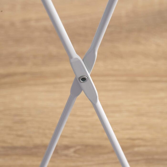 Окремостояча полиця WOLTU, полиця для ванної кімнати, книжкова полиця, кухонна полиця, полиця для взуття з дерева та сталі, з 4 полицями, приблизно 34 x 35 x 148 см, білий світлий дуб RGB9284whe 34 x 35 x 148 см білий дерево