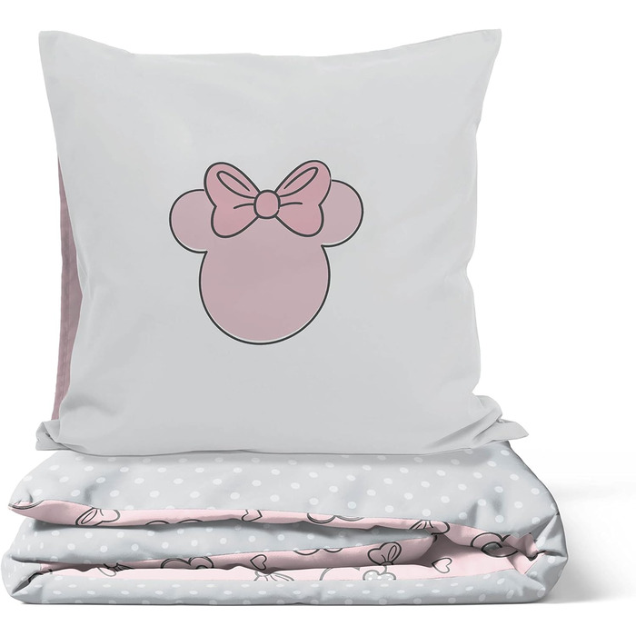 Комплект дитячої постільної білизни Disney Minnie One of a Kind 100 бавовняний односпальний розмір 135x200 см - підодіяльник навол